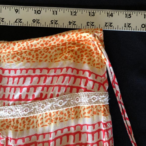 Rare Free People Squared Off Convertible Printed Maxi Skirt & Dress Sz S - Picture 5 of 16